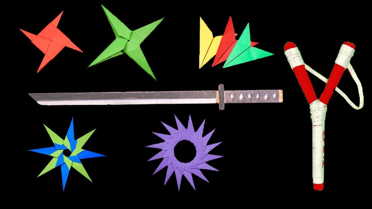 Top 07 Easy Origami Ninja Starswordknife How To Make