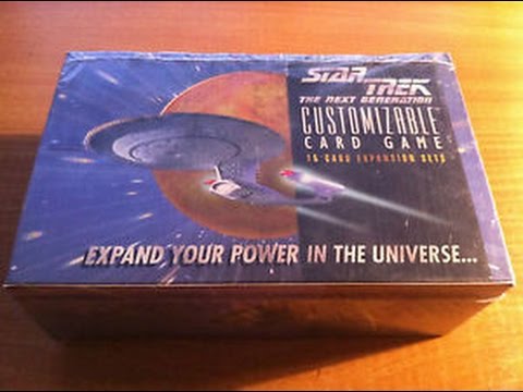Star Trek CCG Unboxing an Original Booster Box from 1995! - YouTube