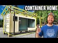 Transforming a 20 shipping container into a tiny home