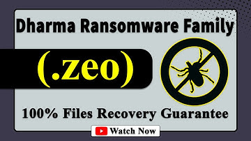 || SOLVED ✅🔘|| Zeo (.zeo) Dharma family ransomware virus - removal and decryption