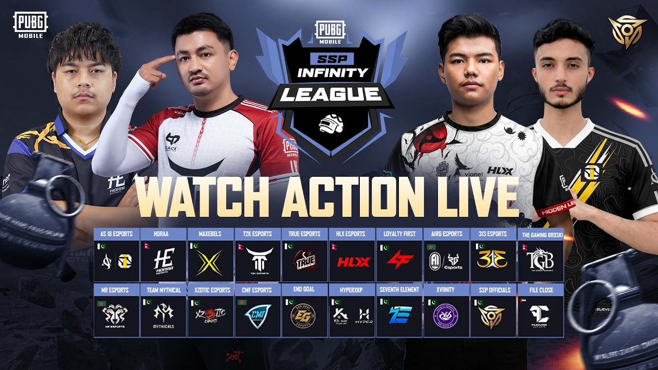 SSP INFINITY LEAGUE SEASON 2 | GRAND FINALS | DAY 2 #pubgmpakistan #pubgmobileesports