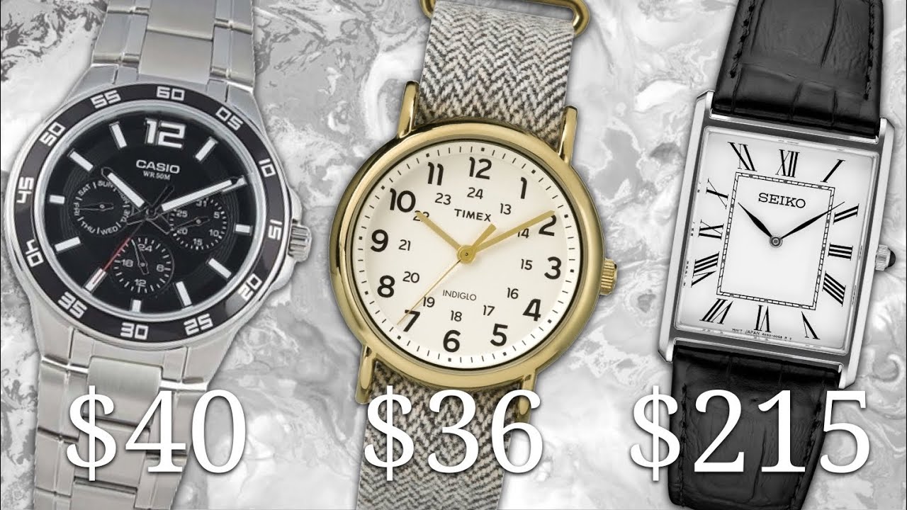 3 Affordable Watches For Men That Are Worth The Money - YouTube