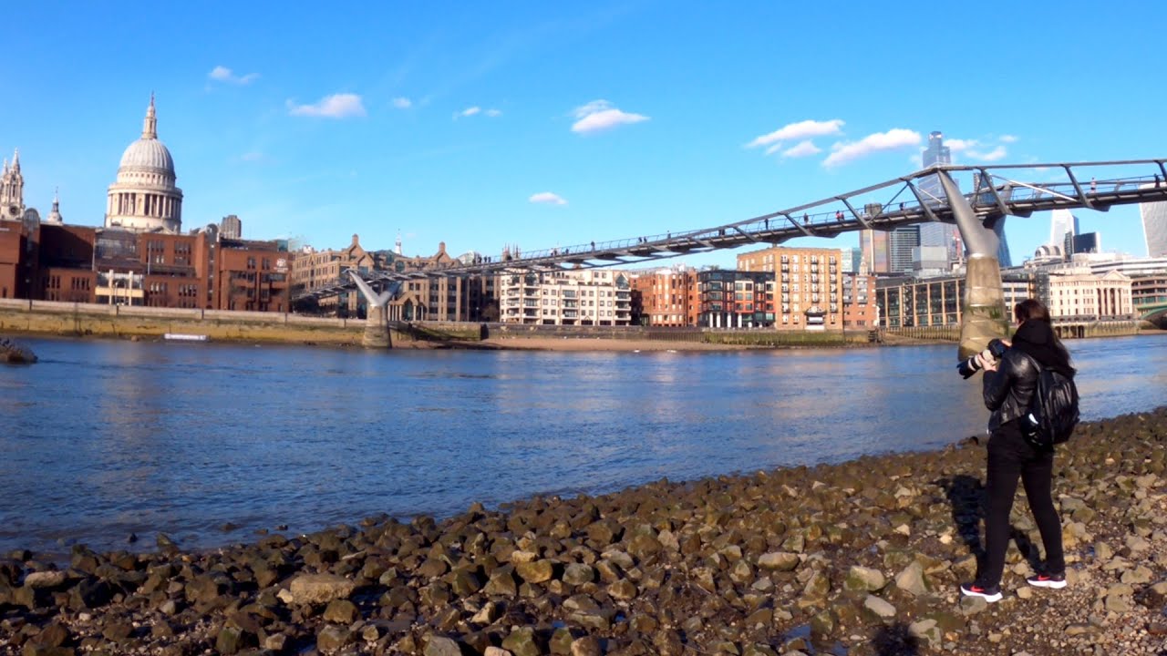 London Walking Tour | Walk on the River Thames [4K]