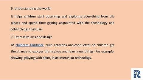 7 Important Learning Areas in Early Years Foundation Stage (EYFS)