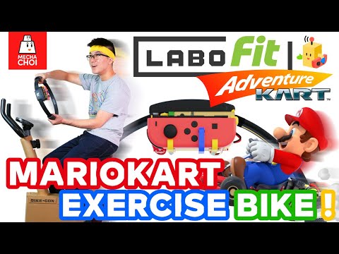 I Connected an Exercise Bike to Mario Kart! | Labo Fit Adventure Kart