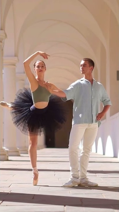 Ballet balance trend - Jasmin and James #shorts