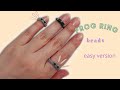 How to make a frog ring with beads🐸| DIY frog ring tutorial (easy version)| 개구리 반지 만들기