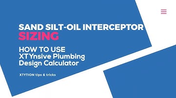 Sand-Silt Grease Interceptor Sizing for Carwash using Excel (Tagalog)