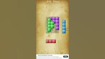 Block puzzle easy level 89 walkthrough