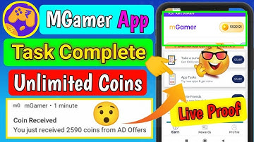 MGamer App Tasks Complete Trick | MGamer Task Complete | MGamer App Task Complete Kaise Kare 2021