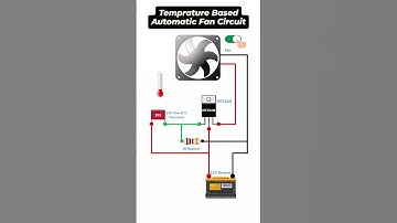 Temprature Based Automatic Fan Circuit #electronicproject #fan #automation #circuit
