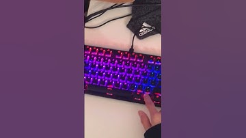 The insane RGB on the Roccat Vulcan TKL Pro