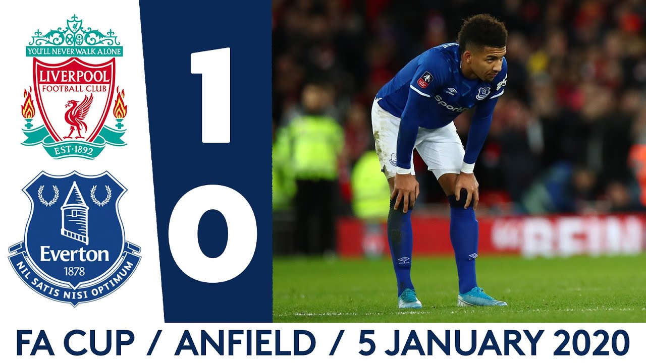 FA CUP HIGHLIGHTS LIVERPOOL 1-0 EVERTON