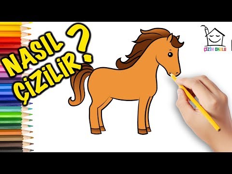 Nasıl Çizilir? - At  -  Resim Çizme - ÇİZİM OKULU