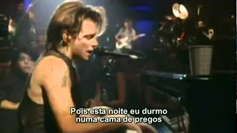 Bon Jovi - Bed of roses (cama de rosas) - unplugged hd