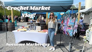 Crochet Market Day! Market Prep. What Sold and How Much I Made:) #crochet #marketvlog #amigurumi