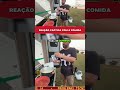 Reação caótica com a comida  #tretas #irmãos #cenas #reacao