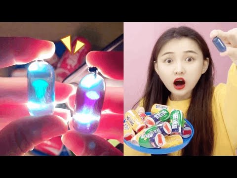 Magic Crystal Found In Soda Candy! Rare Jellyfish Swimming Inside | Funny Playshop