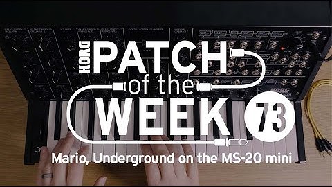 Patch of the Week 73: Mario, Underground
