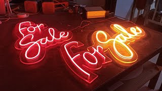 Custom #led #neon #signage How To Make Your Own?#for_sale #for_sale