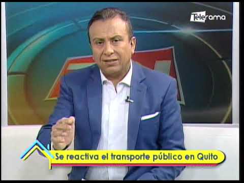 Trolebús y Ecovía vuelven a operar en Quito con nuevos protocolos