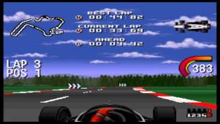 Newman-Haas Indy Car Featuring Nigel Mansell SNES - Arcade Full Season - Round 10 - Lexington