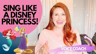 How to sing like a Disney princess - LEARN TO MIX!