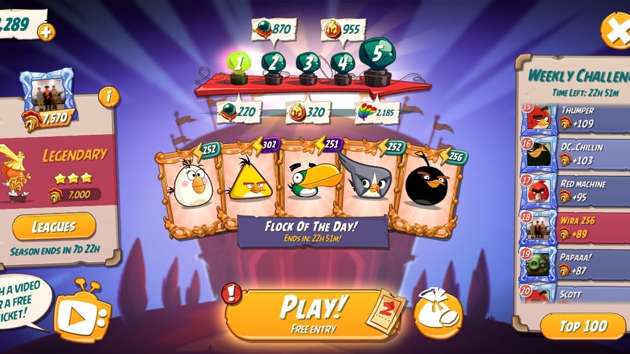 Angry Birds 2 Space Event Day 24 Arena Today: The Rivalry of Two Pair Siblings! 😁😁😁