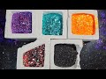 Pnp glitter series  chalk glitter bombs asmr i oddly satisfying