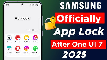 Samsung App Lock After One UI 7 Update | Samsung Apo Lock