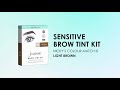 Light Brown Sensitive Brow Tint Kit - with Nicky