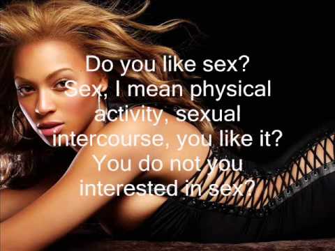 Beyoncé - Partition, French part in English