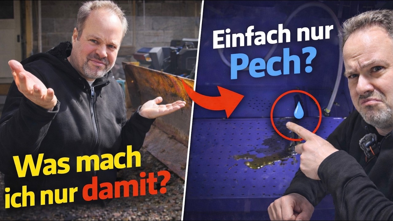 Was mach ich nur mit dem Planierschild? | Teilewaschtisch - Einfach nur Pech?