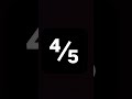 ⅘