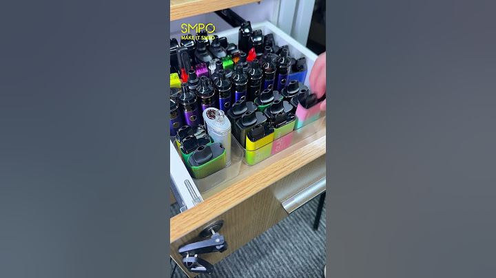 ASMR Zen: Satisfying SMPO Vape Collection Drawer Organizing| #shorts #asmr