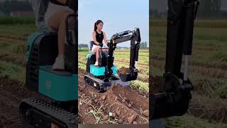The mini excavator is powerful and efficient, so you'll never have to worry about getting the job
