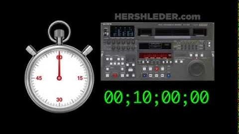 Drop Frame Timecode Explained -- © B. Hershleder -- ContactBen.com