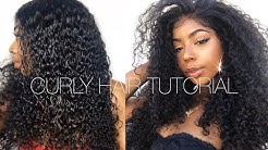 EASY CURLY HAIR ROUTINE | BOMB MALAYSIAN CURLY HAIR | FT BEAUTY FOREVER HAIR