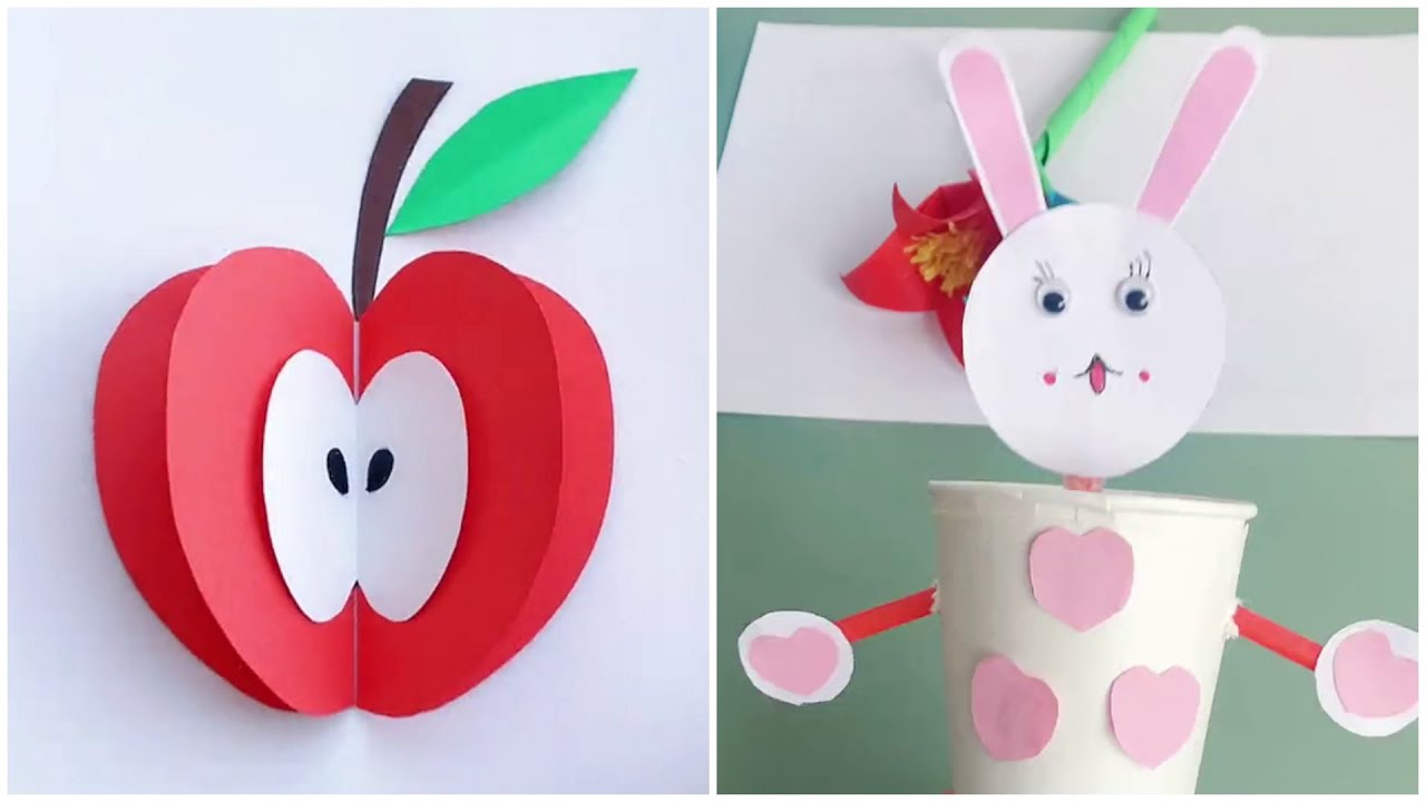 Paper Plate Apple Craft - Coffee Cups and Crayons