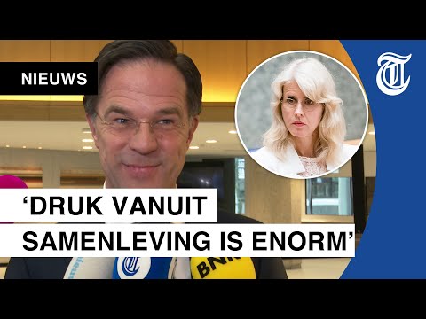Mark Rutte grijnst na vraag over Mona Keijzer