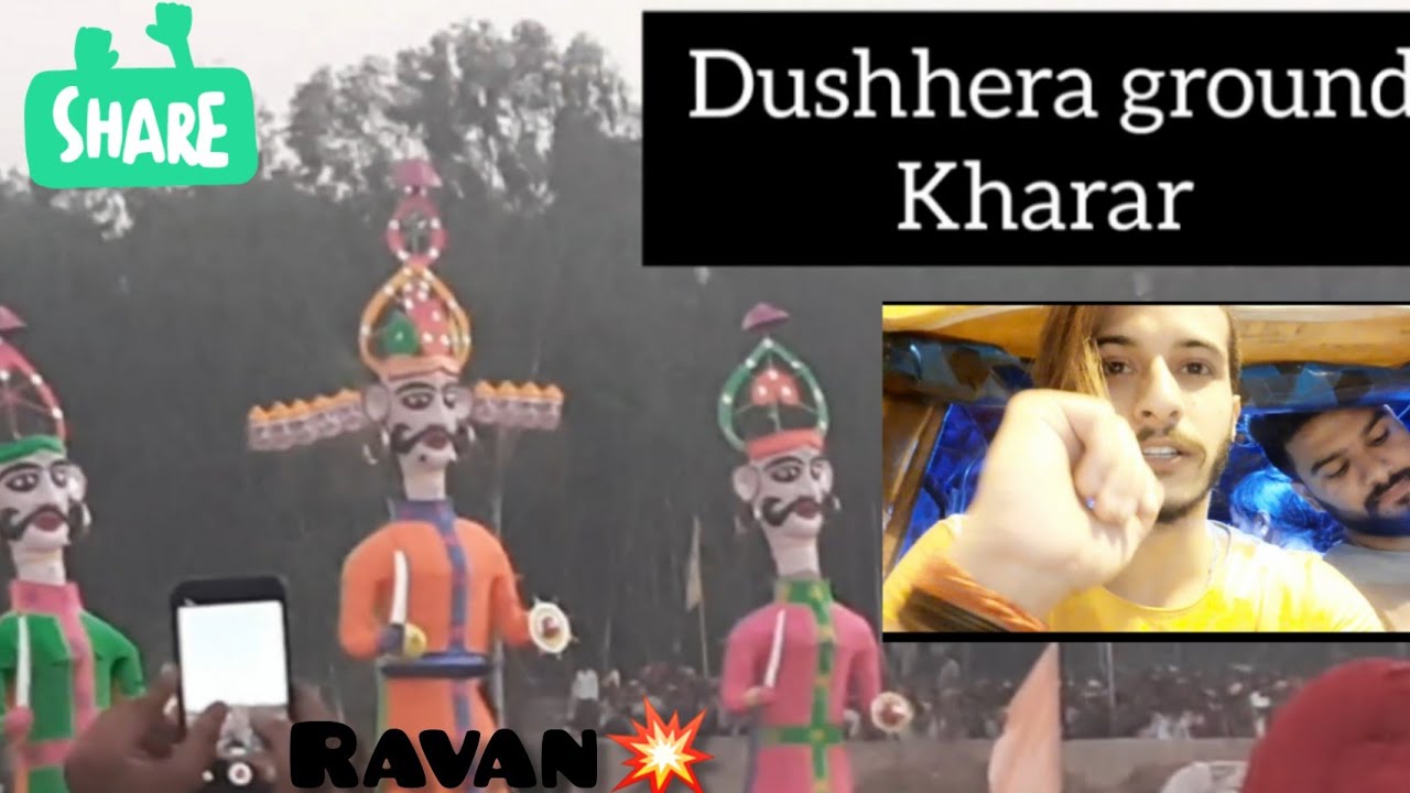 Kharar (punjab) dushhera ground💫 & gold's gym shivjot enclave kharar