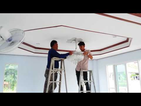 วีดีโอ: โคมระย้า LED พร้อมรีโมท (68 รูป): แบบเพดานจีนสำหรับบ้าน