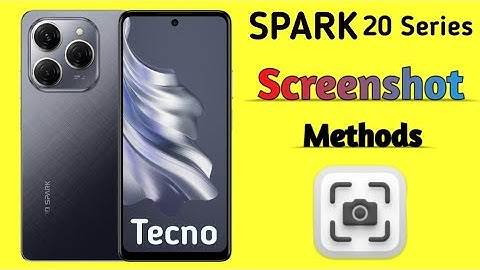 How to take Screenshot in TECNO SPARK 20/20c/20pro | TECNO SPARK 20/20c/20pro screenshot settings