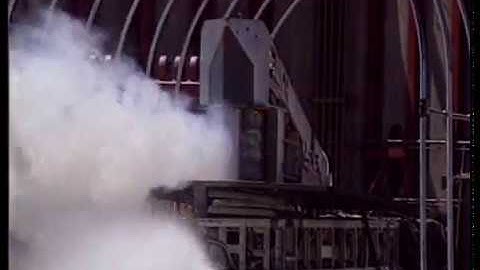 NASA/Lockheed Martin Linear Aerospike SR-71 Experiment (LASRE) X-33 Ground Fire Test