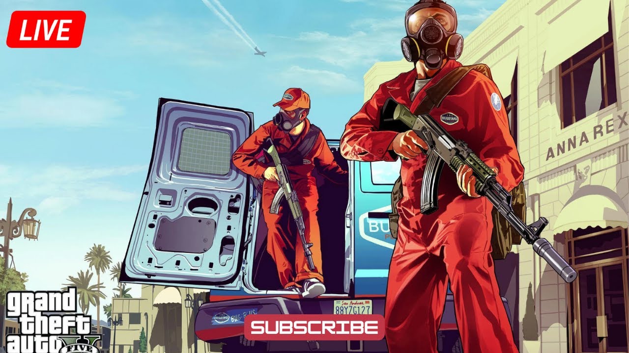 New🔴GTA 5 story mode🔴Bank Robbery Time|