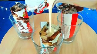 Deliciousnessly Kinder Bueno Ice Cream | How to make homemade Kinder chocolate Ice Cream |