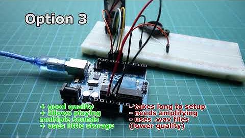 3 Options for Playing Audio on Arduino