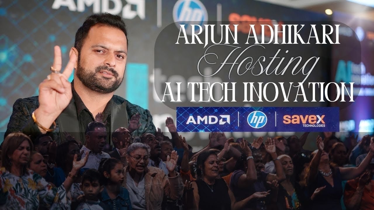 Anchor Arjun Adhikari Hosted for AI Tech Inovation Event at Ramada ...