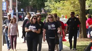 A Walk in Their Shoes event raises awareness for domestic violence