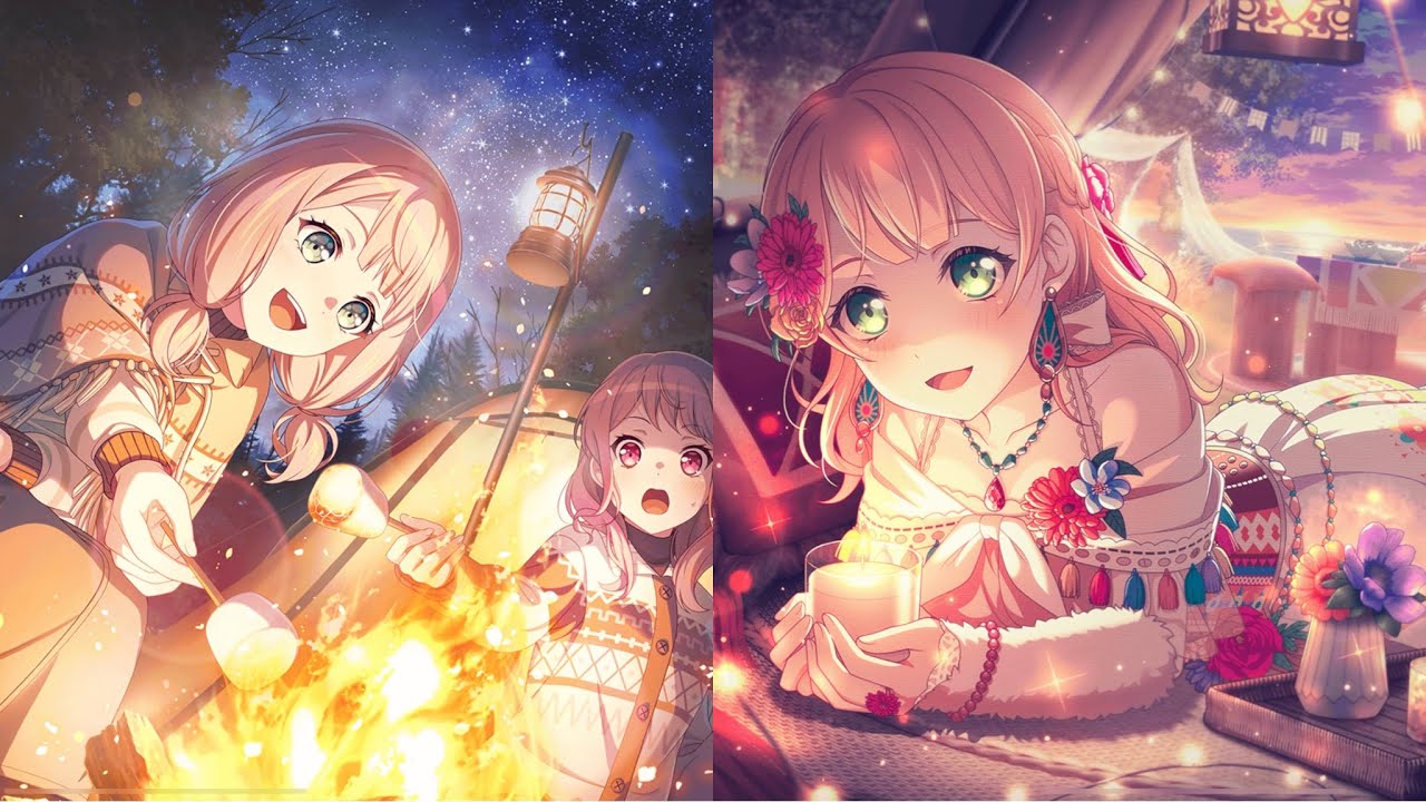 FHD〕【ガルパ｜バンドリ】星5『焚き火を囲んで 上原ひまり